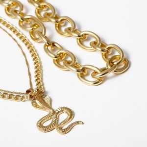 Gold Plated  Vintage Choker Necklace